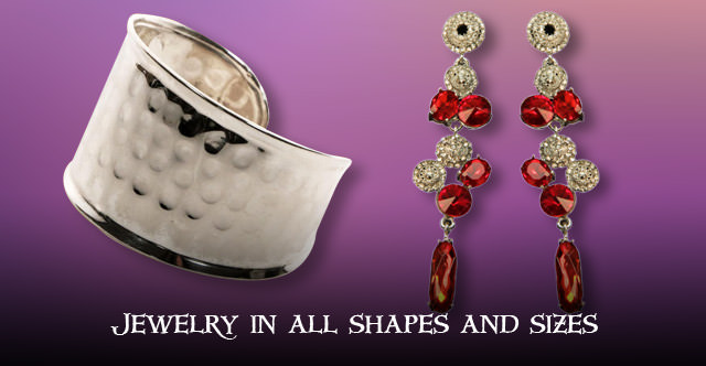 Jewelry in all shapes and sizes