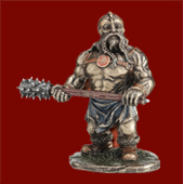 Shorty Viking with Club Statue