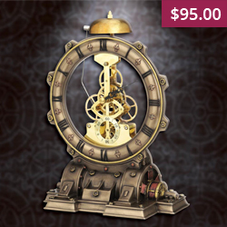 Steampunk Generator Striking Clock