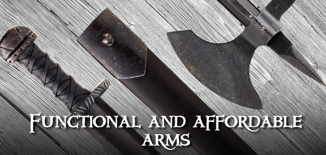 Functional and affordable arms.