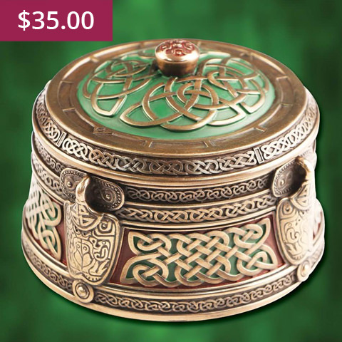 Celtic Pattern Trinket Box