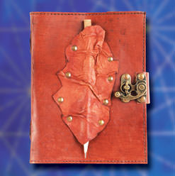 Riveted Leather Journal with Pencil