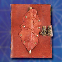 Riveted Leather Journal with Pencil