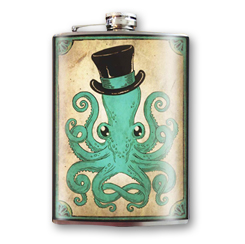 Gentleman Octopus Flask