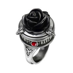Black Rose Poison Ring