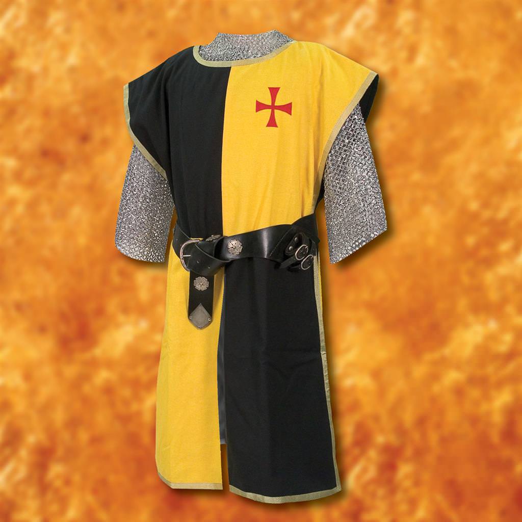 Knightly Tabards Medieval Tunic with Embroidered Crest